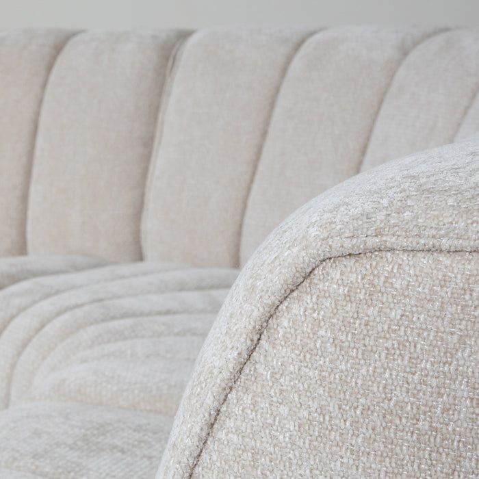 LABEL51 Hoekbank Vitoro - Naturel - Chenille - Hoekbank Links-3-Zitsbanken-LABEL51