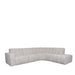 LABEL51 Hoekbank Vitoro Naturel Chenille Hoekbank Rechts 302x253x82 cm-Hoekbanken-LABEL51