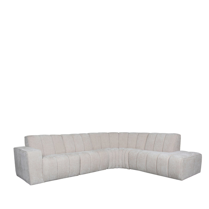 LABEL51 Hoekbank Vitoro - Naturel - Chenille - Hoekbank Rechts-Hoekbanken-LABEL51