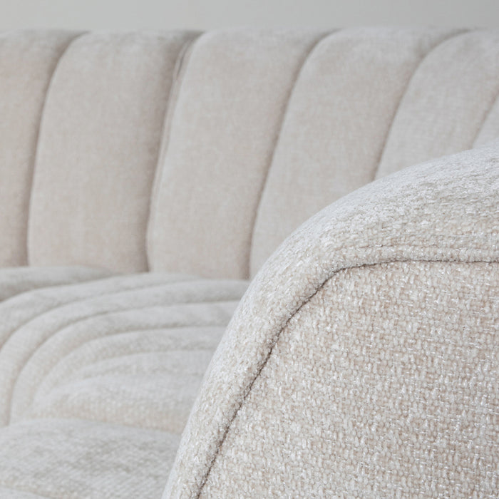 LABEL51 Hoekbank Vitoro - Naturel - Chenille - Hoekbank Rechts-Hoekbanken-LABEL51