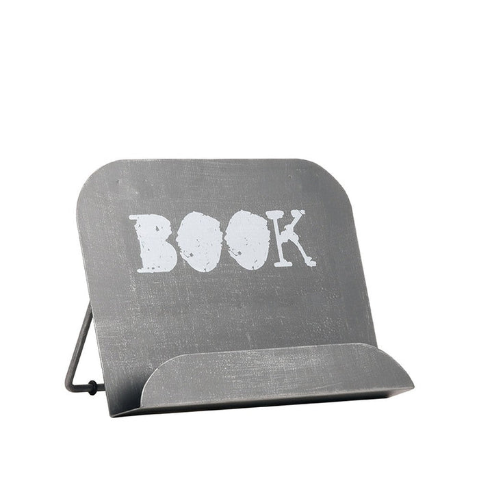 LABEL51 Kookboekstandaard - Antiek Grijs - Metaal - One Size-Boekenkasten-LABEL51