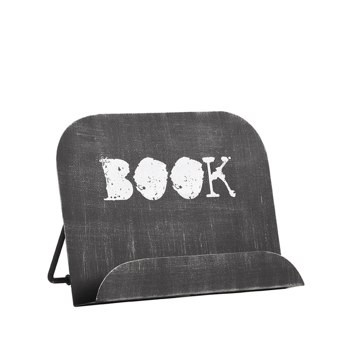LABEL51 Kookboekstandaard - Antiek Zwart - Metaal - One Size-Boekenkasten-LABEL51