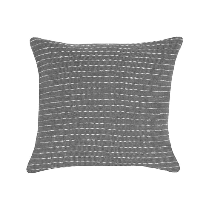 LABEL51 Kussen Sierkussen Geweven Grijs Katoen 45x45 cm-Kussens-LABEL51