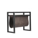LABEL51 Magazinehouder Antraciet Leder 45x20x38 cm-Opbergdozen en manden-LABEL51