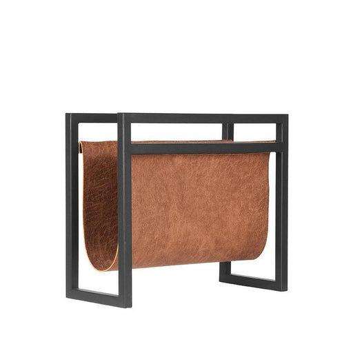 LABEL51 Magazinehouder - Cognac - Leder - One Size-Wanddecoratie-LABEL51