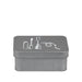 LABEL51 Make-Up opbergkist - Antiek Grijs - Metaal - One Size-Opbergdozen en manden-LABEL51