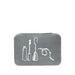 LABEL51 Make-Up opbergkist - Antiek Grijs - Metaal - One Size-Opbergdozen en manden-LABEL51