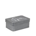 LABEL51 Make-Up opbergkist - Antiek Grijs - Metaal - One Size-Opbergdozen en manden-LABEL51