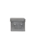 LABEL51 Media Opbergkist Antiek Grijs Metaal M 22x17x13 cm-Opbergdozen en manden-LABEL51
