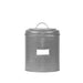 LABEL51 Opbergblik Antiek Grijs Metaal L #2 18x18x24 cm-Opbergdozen en manden-LABEL51