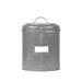 LABEL51 Opbergblik Antiek Grijs Metaal XL 20x20x25 cm-Opbergdozen en manden-LABEL51