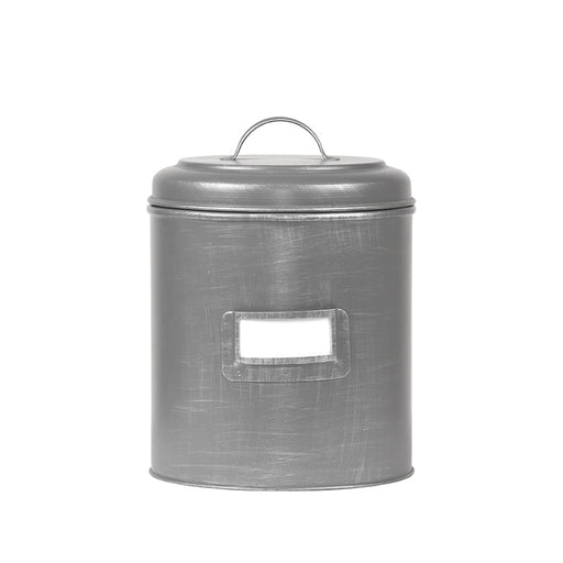 LABEL51 Opbergblik - Antiek Grijs - Metaal - XL #3-Opbergdozen en manden-LABEL51