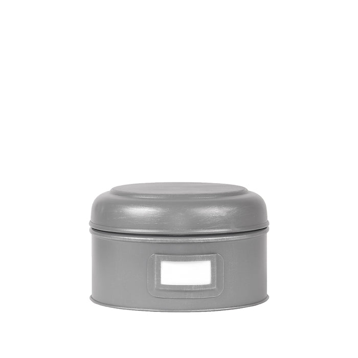 LABEL51 Opbergblik - Antiek grijs - Metaal - M - 18x18x10 cm-Opbergdozen en manden-LABEL51