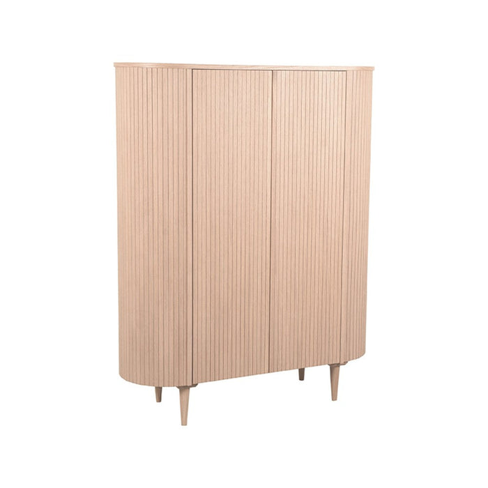 LABEL51 Opbergkast Bergkast Oliva Naturel Eiken 125 cm 125x47x158 cm-Opbergkasten-LABEL51