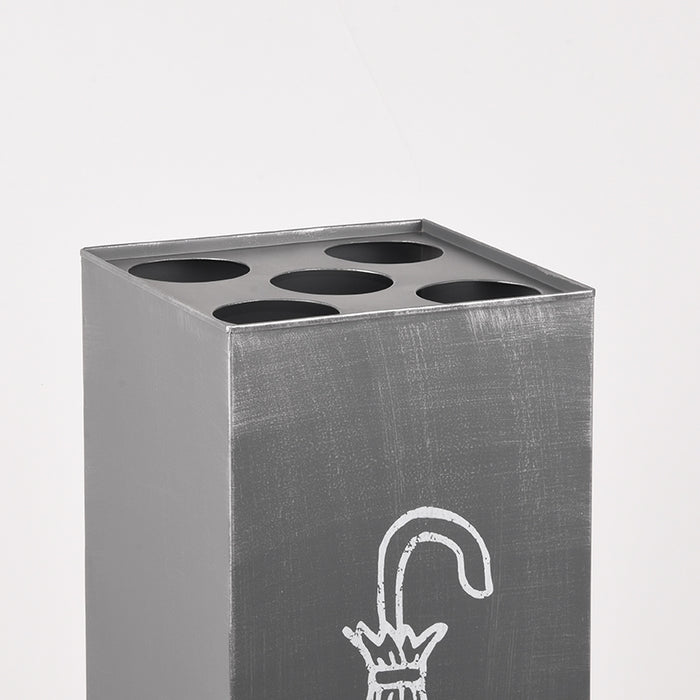 LABEL51 Parapluhouder Antiek Grijs Metaal 22x22x56 cm-Opbergdozen en manden-LABEL51