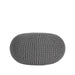 LABEL51 Poef Knitted Antraciet Katoen L 70x70x35 cm-Poefs-LABEL51