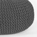 LABEL51 Poef Knitted - Antraciet - Katoen - L-Poefen-LABEL51