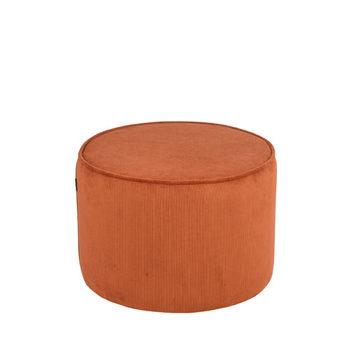 LABEL51 Poef Tibo - Rust - Ribcord - 55 cm - Rond-Poefen-LABEL51
