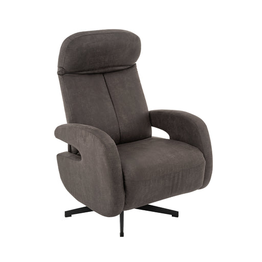 LABEL51 Relaxfauteuil Esbjerg Taupe Micro Suede 68x84x114 cm-Fauteuils-LABEL51
