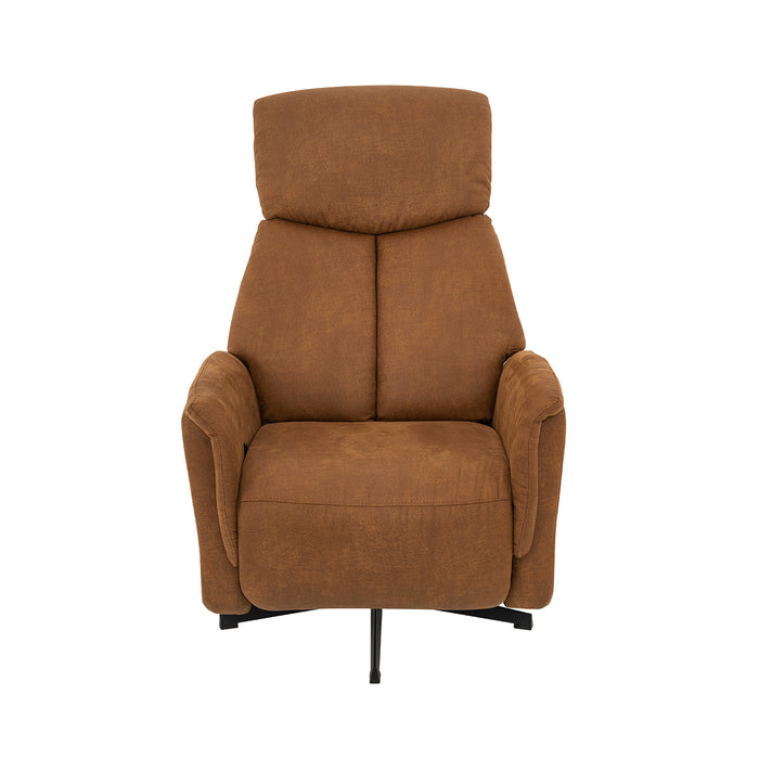 LABEL51 Relaxfauteuil Helsinki beige Kunstleder 73x86x114 cm