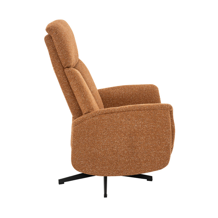 LABEL51 Sessel Helsinki - Koralle - Bouclé - Manuell Verstellbar