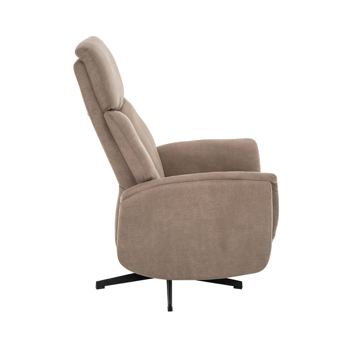 Armchair Helsinki - Moss Green - Faux Leather - Manually Adjustable