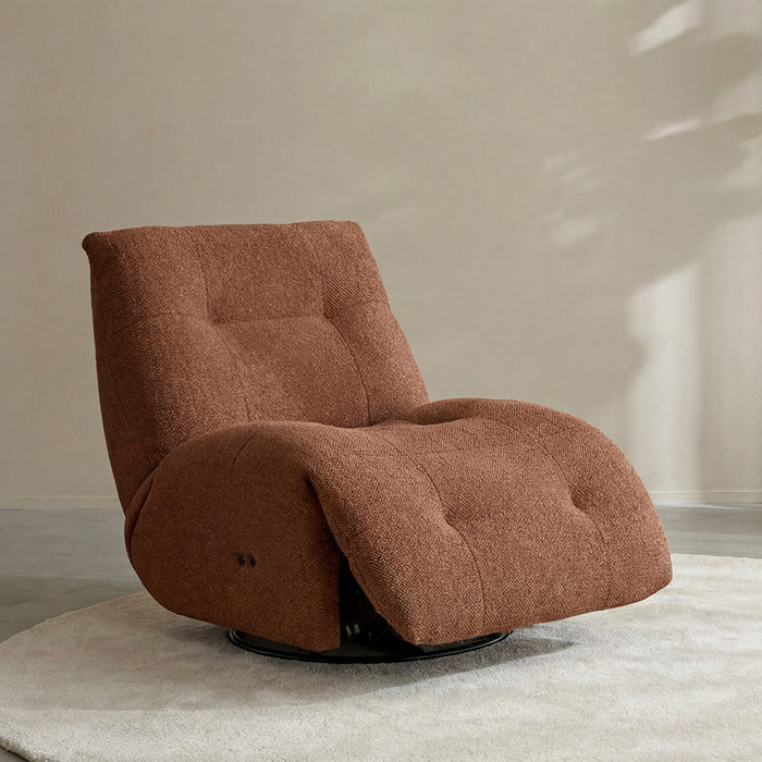 LABEL51 Relax and Recharge Armchair - Coral - Boucle - With Battery