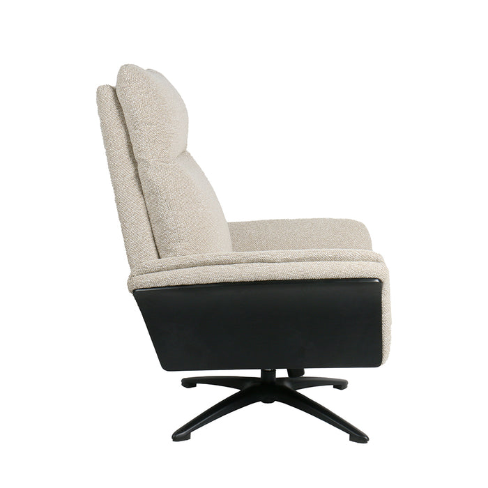 LABEL51 Relaxfauteuil Zenza met Hocker 76x91x109 cm