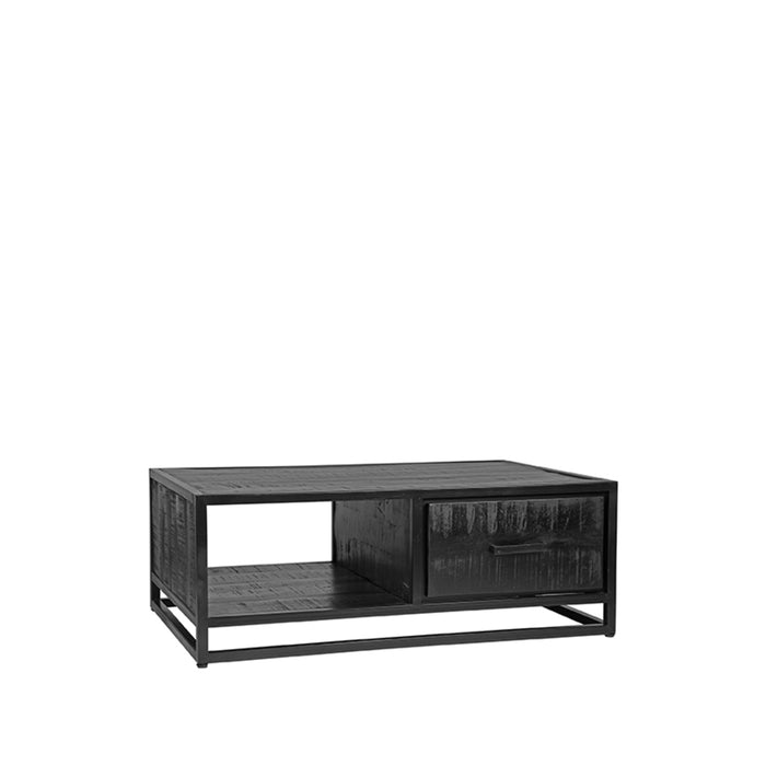 LABEL51 Salontafel Chili - Zwart - Mangohout - 110 cm-Salontafels-LABEL51