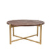 LABEL51 Salontafel Dox - Espresso - Mangohout - 70 cm - Rond-Salontafels-LABEL51