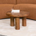 LABEL51 Salontafel Elly - Nature Smooth - Mangohout - 60 cm - Rond-Salontafels-LABEL51