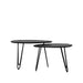 LABEL51 Salontafel Frisk - Zwart - Mangohout - 68 cm-Salontafels-LABEL51