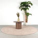 LABEL51 Salontafel Oliva - Walnoot - Eiken - 60 cm - Rond-Salontafels-LABEL51