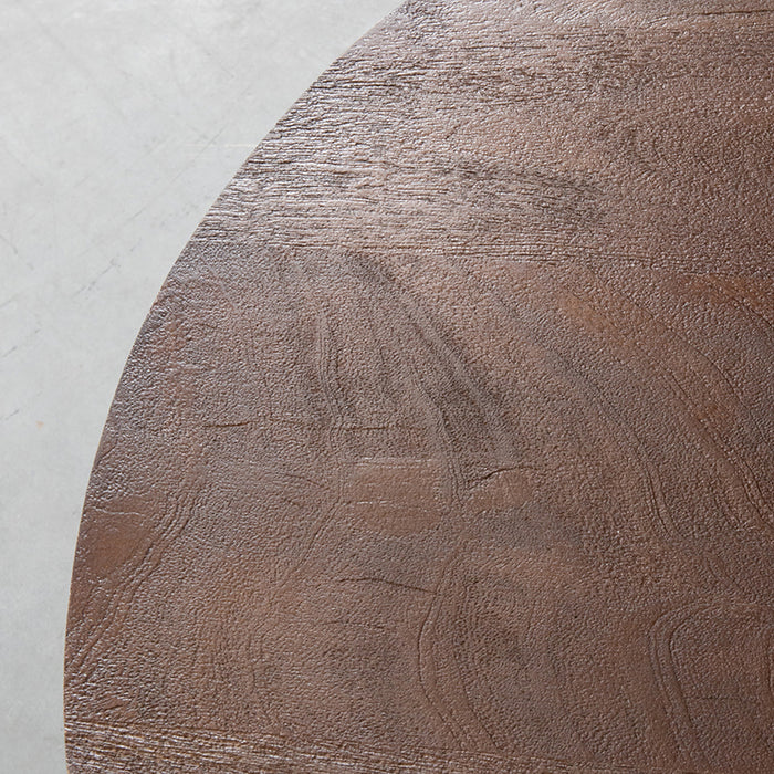 LABEL51 Salontafel Otis Espresso mangohout 80 cm rond 80x80x43 cm
