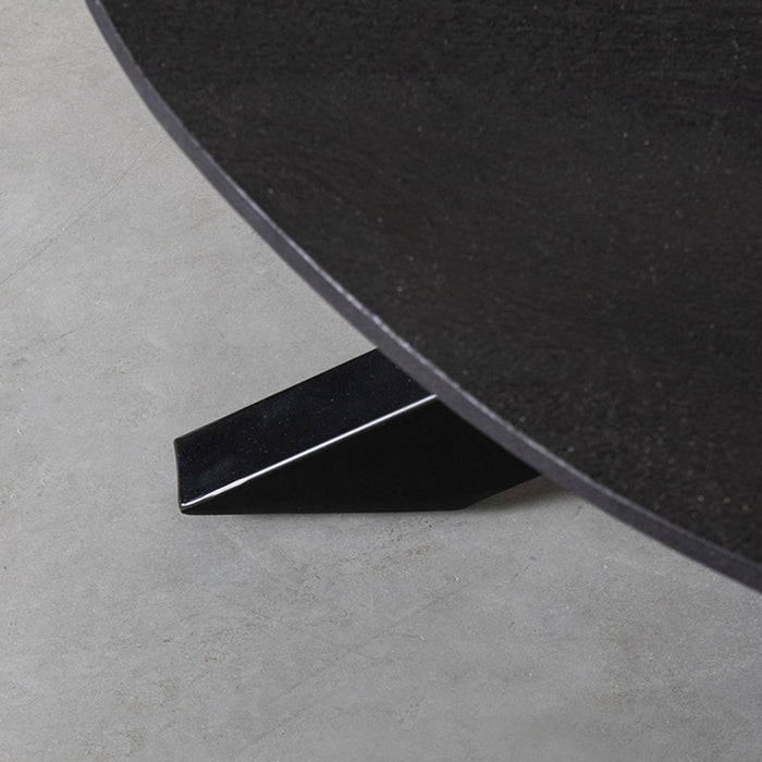 LABEL51 Salontafel Otis Zwart Mangohout 80 cm Rond 80x80x43 cm-Salontafels-LABEL51