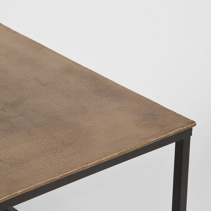 LABEL51 Salontafel Pride - Antiek Goud - Metaal - 100 cm-Salontafels-LABEL51