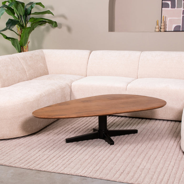 LABEL51 Salontafel Rosie - Nature Smooth - Mangohout - 140 cm-Salontafels-LABEL51