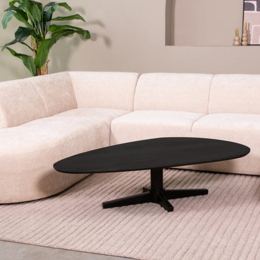 LABEL51 Salontafel Rosie Zwart Mangohout 140 cm 140x75x36 cm-Salontafels-LABEL51