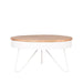 LABEL51 Salontafel Saran - Wit - Metaal - 80 cm - Rond-Salontafels-LABEL51
