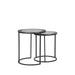 LABEL51 Salontafel Set Pair Antiek Ash Metaal 40 cm 40x40x45 cm-Salontafels-LABEL51