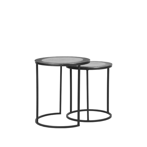 LABEL51 Salontafel Set Pair - Antiek Ash - Metaal - 40 cm-Salontafels-LABEL51