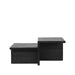 LABEL51 Salontafel Skip Zwart Mangohout 90 cm 90x50x40 cm-Salontafels-LABEL51