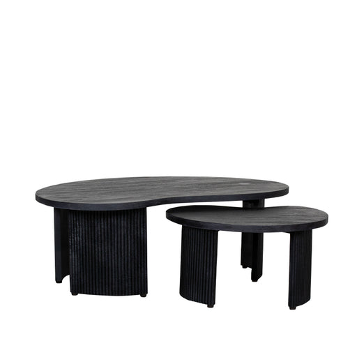 LABEL51 Salontafelset Timon Zwart 100x58x40 cm-Salontafels-LABEL51