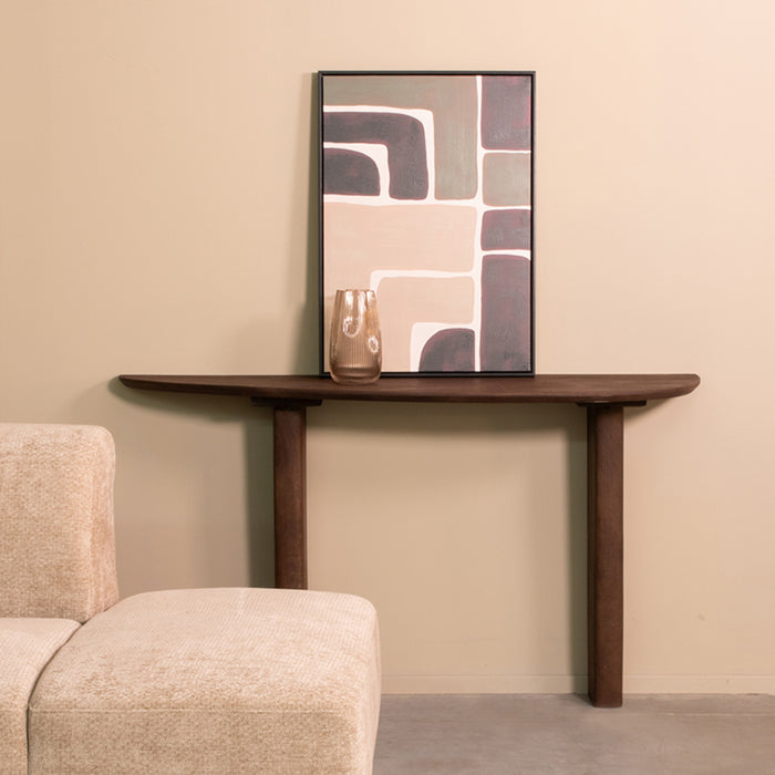 LABEL51 Sidetable Wow - Espresso - Mangohout - 135 cm-Consoletafels-LABEL51