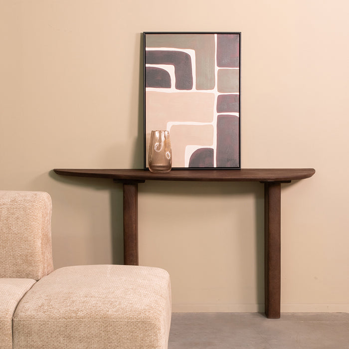 LABEL51 Sidetable Wow - Espresso - Mangohout - 135 cm-Consoletafels-LABEL51