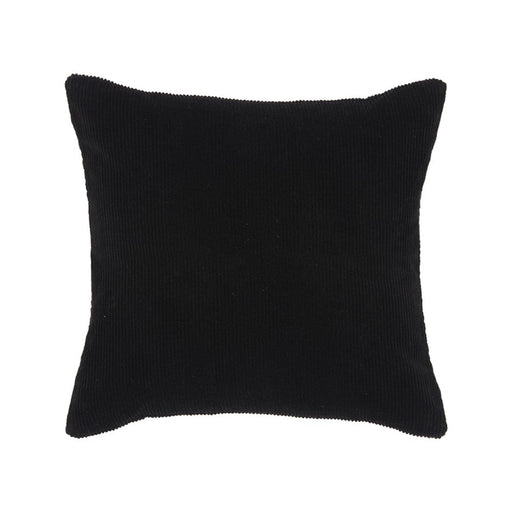 LABEL51 Sierkussen Rib - Zwart - Katoen - 45x45 cm-Kussens-LABEL51