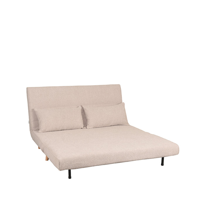 LABEL51 Slaapbank Double - Naturel - Boucle - Double | Naturel Poot-Slaapbanken-LABEL51