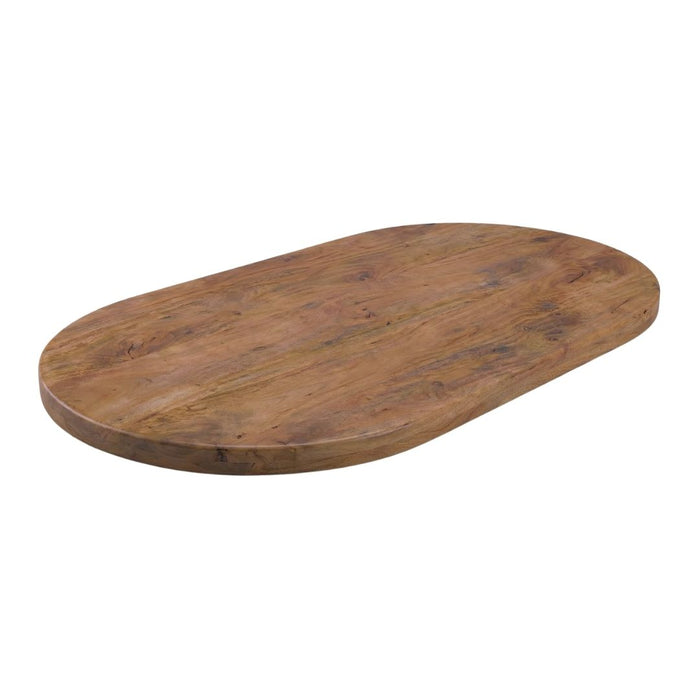 LABEL51 Tafelblad Halve Cirkel Nature Smooth 220x100x5 cm-Tafelbladen-LABEL51