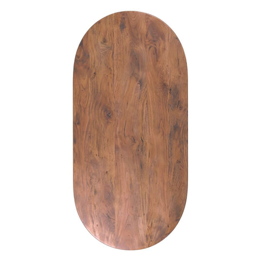 LABEL51 Tafelblad Halve Cirkel Sloppy Nature 240x100x3 cm-Tafelbladen-LABEL51