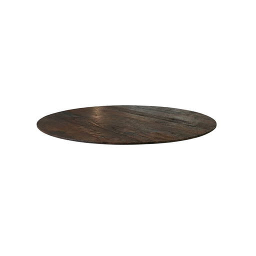 LABEL51 Tafelblad Rond Mangohout Espresso 120x120x3 cm-Tafelbladen-LABEL51